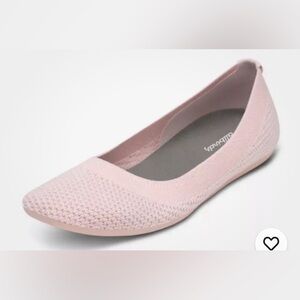 Women’s Allbirds Tree Breezers Knot Slip on Ballet Flat Pastel Pink Size 8